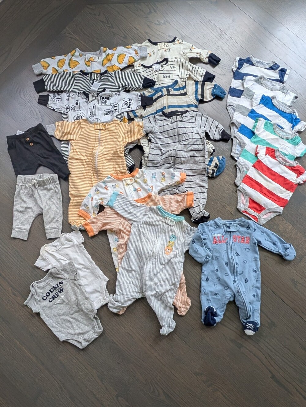 BUNDLE Baby Boys Newborn Outfits, 21-Pieces